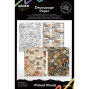 Preview: Arden Creative Studio - Decopatch Papier "Wicked Woods" by Katie Pertiet Decoupage Paper 6x8 Inch - 12 Bogen