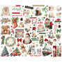 Preview: Simple Stories - Stanzteile "Simple Vintage Old-Fashioned Christmas" Bits & Pieces
