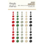 Preview: Simple Stories - Glossy Enamel Dots "Simple Vintage Old-Fashioned Christmas" 60 Stück