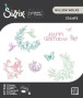 Preview: Sizzix - Stempelset "Birthday Blooms" Clear Stamps Design by Willow Wolfe