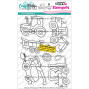 Preview: Carlijn Design - Stempelset "Vehicles 2" Clear Stamps