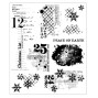 Preview: Sizzix - Stempelset "Holiday Textures" Clear Stamps Design by 49 & Market