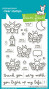 Preview: Lawn Fawn - Stempelset "I Like Cute Moths" Clear Stamp