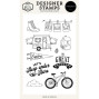 Preview: Carta Bella - Stempelset "Sleep Under The Stars" Clear Stamps - Great Outdoors