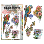 Preview: AALL and Create - Stempelset A6 "Parrot Song" Clear Stamps by Autour De Mwa & Co