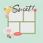 Preview: Simple Stories - Stanzteile "Pink Lemonade" Simple Pages Pieces