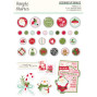 Preview: Simple Stories - Decorative Brads "Kringle & Co."