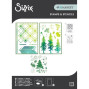 Preview: Sizzix - Stempel & Schablone "Outdoor Essentials" Stencil & Clear Stamps Design by 49 & Market