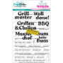Preview: Carlijn Design - Stempelset "Grill Grapjes" Clear Stamps
