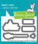 Preview: Lawn Fawn - Stanzschablone "Hocus Purr-cus! Add-On" Lawn Cuts Dies