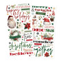 Preview: Simple Stories - Aufkleber "Simple Vintage Old-Fashioned Christmas" Foam Sticker