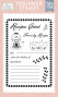 Preview: Echo Park - Stempelset "Recipe Card" Clear Stamps - Welcome Home
