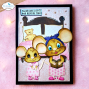 Preview: Elizabeth Craft Designs - Stempelset "Snuggle Season Sentiments" Clear Stamps
