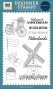 Preview: Carta Bella - Stempelset "Windmill" Clear Stamps - Amsterdam