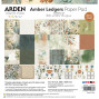 Preview: Arden Creative Studio - Designpapier "Amber Ledgers" by Katie Pertiet Paper Pack 12x12 Inch - 12 Bogen