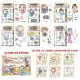 Preview: AALL and Create - Stempel Bundle "Creative Types" A5 Clear Stamps