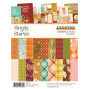 Preview: Simple Stories - Designpapier "Pumpkins & Plaid" Paper Pack 6x8 Inch - 24 Bogen
