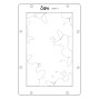 Preview: Sizzix - Schablone "Butterflies" Stencil Design by Willow Wolfe
