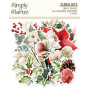 Preview: Simple Stories - Stanzteile "Simple Vintage Old-Fashioned Christmas Floral" Bits & Pieces