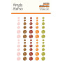 Preview: Simple Stories - Glitter Enamel Dots "Pumpkins & Plaid" 60 Stück