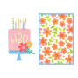Preview: Sizzix - Schablone & Stanze "Let's Eat Cake!" Thinlits Die Set & Stencil by Catherine Pooler
