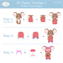 Preview: Elizabeth Craft Designs - Stanzschalone "PJ Party" Dies