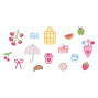 Preview: Sizzix - Stanzschablone "Picnic Treats" Thinlits Craft Dies by Letters by Shells