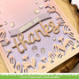 Preview: Lawn Fawn - Stanzschablone "Scripty Thanks" Lawn Cuts Dies