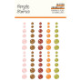 Preview: Simple Stories - Glitter Enamel Dots "Pumpkins & Plaid" 60 Stück