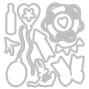 Preview: Sizzix - Stanzschablone & Stempelset "Sweet Drop" Thinlits Craft Dies & Clear Stamps by by 49 & Market