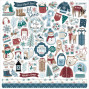 Preview: Echo Park - Designpapier "Wonderful Winter Days" Collection Kit 12x12 Inch - 12 Bogen