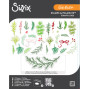 Preview: Sizzix - Stanzschablone & Stempelset "Winter Greenery" Thinlits Craft Dies & Clear Stamps by by Vicki Boutin