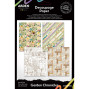 Preview: Arden Creative Studio - Decopatch Papier "Garden Chronicles" by Katie Pertiet Decoupage Paper 6x8 Inch - 12 Bogen