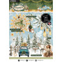 Preview: Studio Light - Stanzpapierbblock "Christmas Forest Elements" Die Cut Paper Pad A5 - 20 Bogen