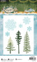 Preview: Studio Light - Stanzschablone "Trees and Snow" Christmas Forest Cutting Dies