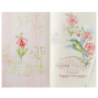 Preview: Sizzix - Schablone & Stempelset "Hummingbird and Orchids" Stencil & Clear Stamps by Willow Wolfe