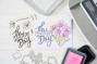 Preview: Sizzix - Stanzschablone & Stempelset "Di Oh Happy Day" Thinlits Craft Dies & Clear Stamps by by Vicki Boutin