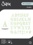 Preview: Sizzix - Stempelset "Textured Alphabet" Clear Stamps Design by 49 & Market