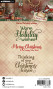 Preview: Studio Light - Stempel "Warm Holiday Wishes" Cottage Christmas Clear Stamps