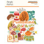 Preview: Simple Stories - Aufkleber "Pumpkins & Plaid" Chipboard Pieces