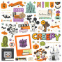 Preview: Simple Stories - Aufkleber "Say Cheese Classic Mouse Halloween" Chipboard Pieces