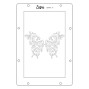 Preview: Sizzix - Schablone "Butterflies" Stencil Design by Willow Wolfe