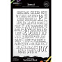 Preview: Arden Creative Studio - Schablone 6x8 Inch "Sentiment Block" by Katie Pertiet Stencil