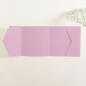 Pocketfold-Karte Quer-Format quadratisch (15x15) Struktur-Karton "Struktur Flieder" Basic Line
