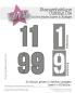 Preview: Kulricke Stanzschablone "Zahlen Insert mit Aufleger" Craft Die 