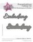 Preview: Kulricke Stanzschablone "Einladung mit Schatten" Craft Die 