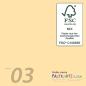 Preview: Faltkarte mit Briefumschlag DIN B6 in creme