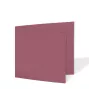 Preview: Doppelkarte - Faltkarte quadratisch 15x15cm, 250g/m² in himbeere