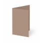 Preview: Trippelkarte - Leporello 220g/m² DIN B6 3-Fach in taupe