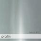 Preview: Faltkarte DIN Lang mit Briefumschlag in metallic platin